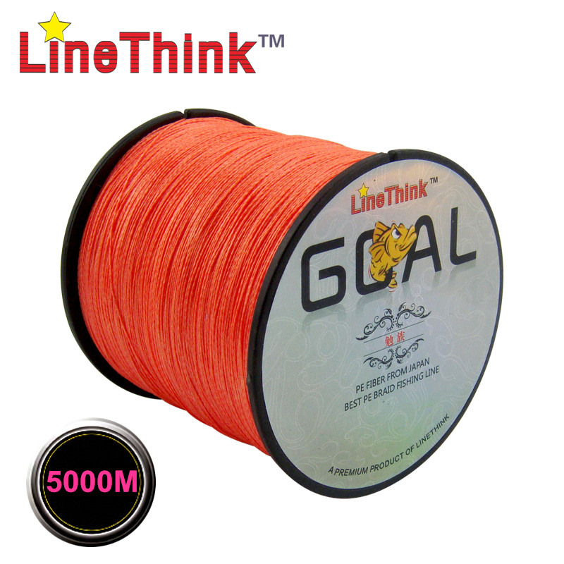 Linethink Brand 5000M 100% PE Braided Fishing Line,PE014,DongYang