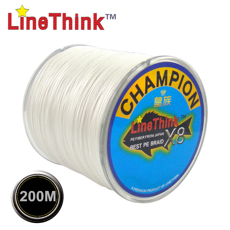 200M GHAMPION LineThink Brand 8Strands Multifilament PE Braided