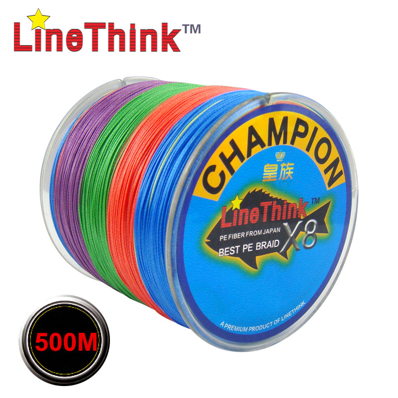 500M GHAMPION LineThink Brand 8Strands Multifilament PE Braided