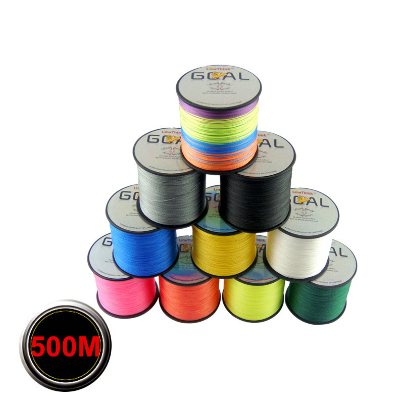 Linethink Brand 500M 100% PE Braided Fishing Line,PE010,DongYang WangBin Fishing  Tackle Co.,Ltd.