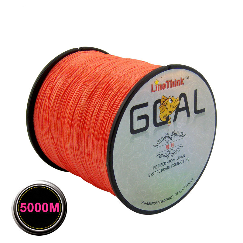 Linethink Brand 5000M 100% PE Braided Fishing Line,PE014,DongYang WangBin Fishing  Tackle Co.,Ltd.