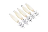 Linethink Brand Silve Color Fish Shape Trolling Rigging Fishing Hook