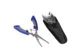 Sub Pliers Sharp Stainless Steel Cutters Fishing Lines Pliers Fishing Scissors with Belt Portable Protection Sleeves