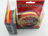 300M Anglers Pal POP MASTER MultiColor X8 multifilament PE braided Japan fishing line 8strands braid