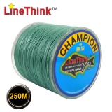 250M GHAMPION LineThink Brand 8Strands Multifilament PE Braided Fishing Line